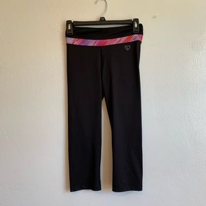 Black Capri workout pants